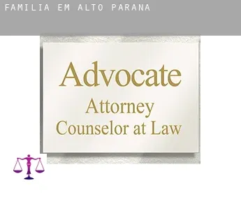 Família em  Alto Paraná