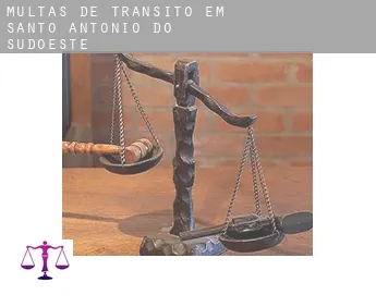 Multas de trânsito em  Santo Antônio do Sudoeste