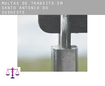 Multas de trânsito em  Santo Antônio do Sudoeste