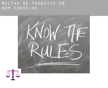 Multas de trânsito em  Bom Conselho