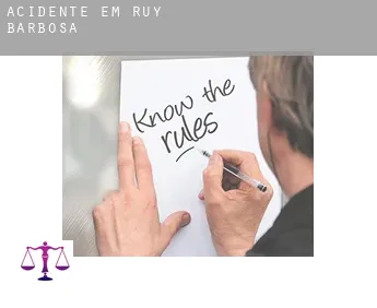 Acidente em  Ruy Barbosa