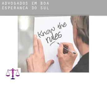 Advogados em  Boa Esperança do Sul