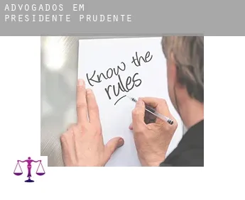 Advogados em  Presidente Prudente