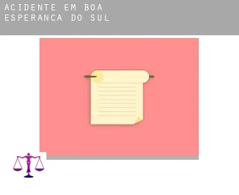 Acidente em  Boa Esperança do Sul