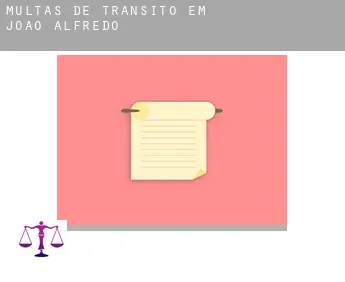Multas de trânsito em  João Alfredo