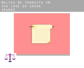 Multas de trânsito em  São José da Coroa Grande